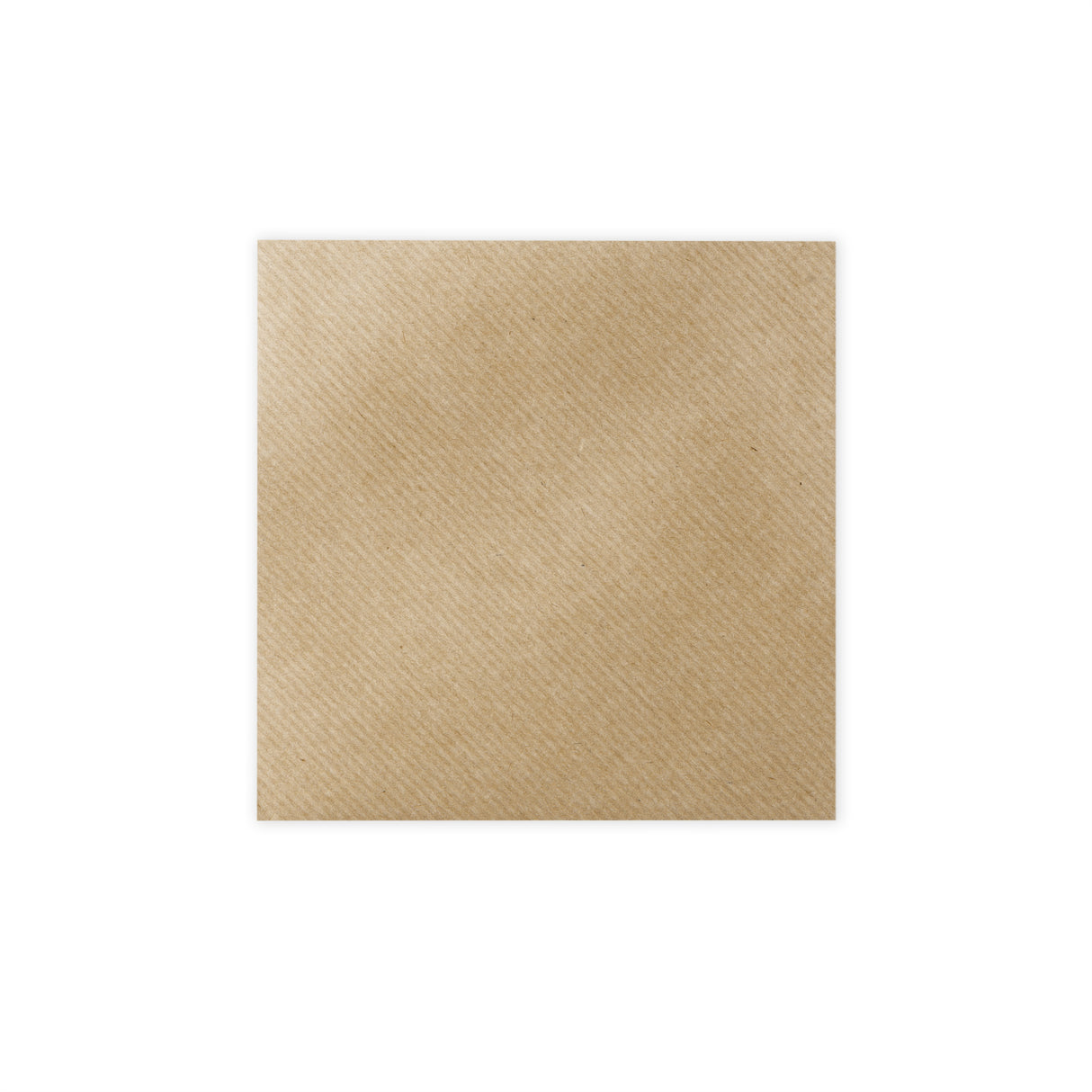 Ribbed Kraft Envelope 140x140 mm