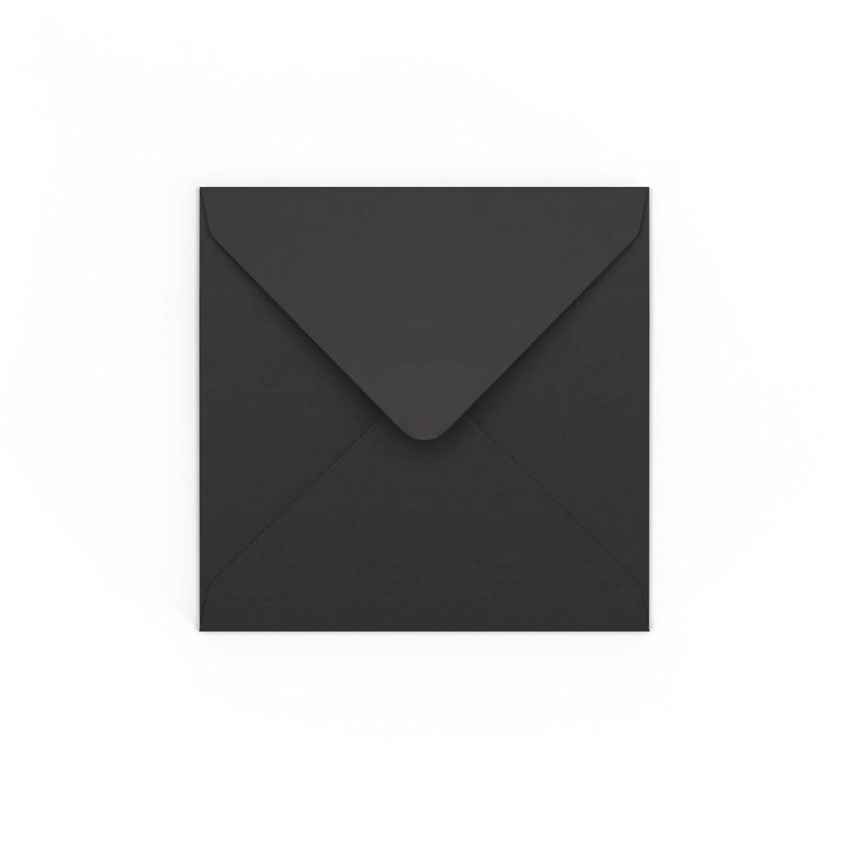 Black Gummed V-Flap Envelope (130 x 130 mm)