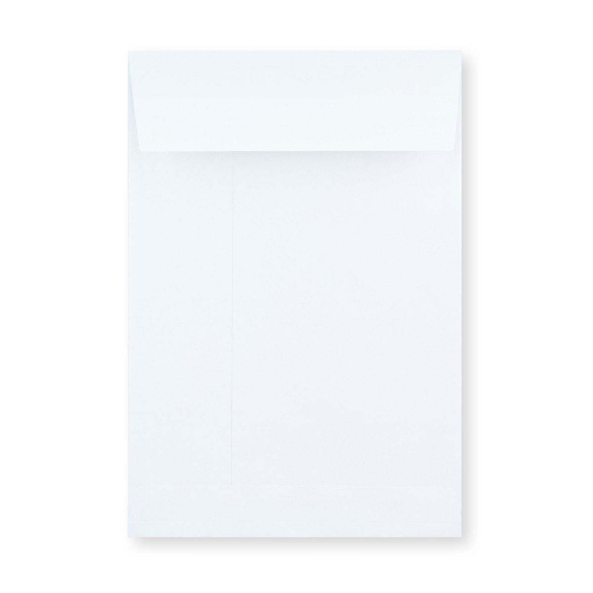 White Recycled Gusset Peel & Seal Envelope (178 x 254 x 25mm)