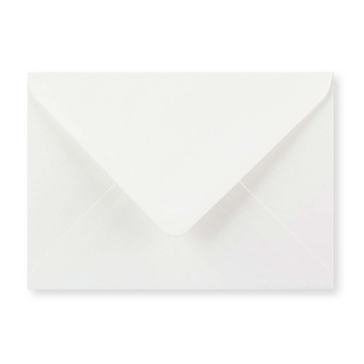 White lightweight laid envelope (90gsm) 125x175 mm