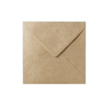 Ribbed Kraft Envelope  155x155 mm