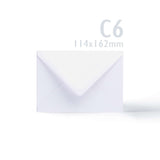 White Tri-Fold Rectangle Aperture Cards Pack