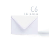 White Hammered Rectangle Aperture Cards Pack