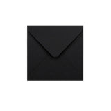 Black Gummed V-Flap Envelope (116 x 116 mm)
