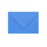 B6 Bright Blue Gummed V-Flap Envelope (125 x 175mm)