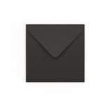 Black Gummed V-Flap Envelope (130 x 130 mm)