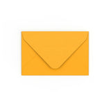 Dark Yellow Gummed V-Flap Envelope (65 x 94mm)