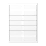 White Adhesive Labels
