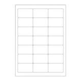 White Adhesive Labels