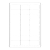 White Adhesive Labels