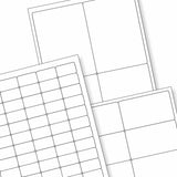 White Adhesive Labels