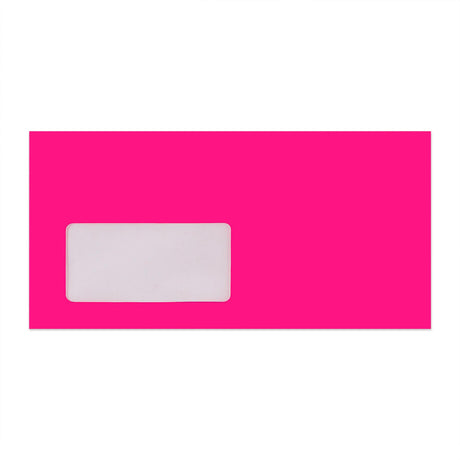 DL Pink Peel & Seal Neon Envelope (110 x 220mm)